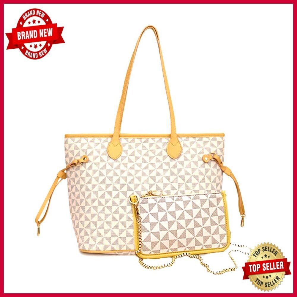 Medium PU Leather Tote Hobo Bag Set with Coin Purses